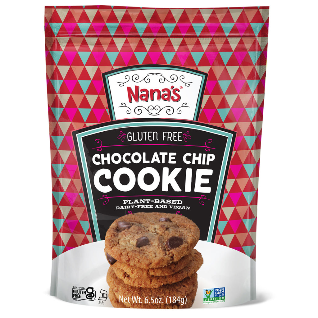 Nana's Gluten Free Chocolate Chip Cookies -(6.5 Ounce - Bag)Qualify for Free Shipping on 4 or more Bags!